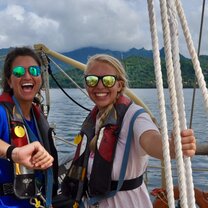 All smiles on Ocean Star All smiles on Ocean Star